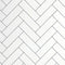 Matt White Herringbone 1m Wall Panel